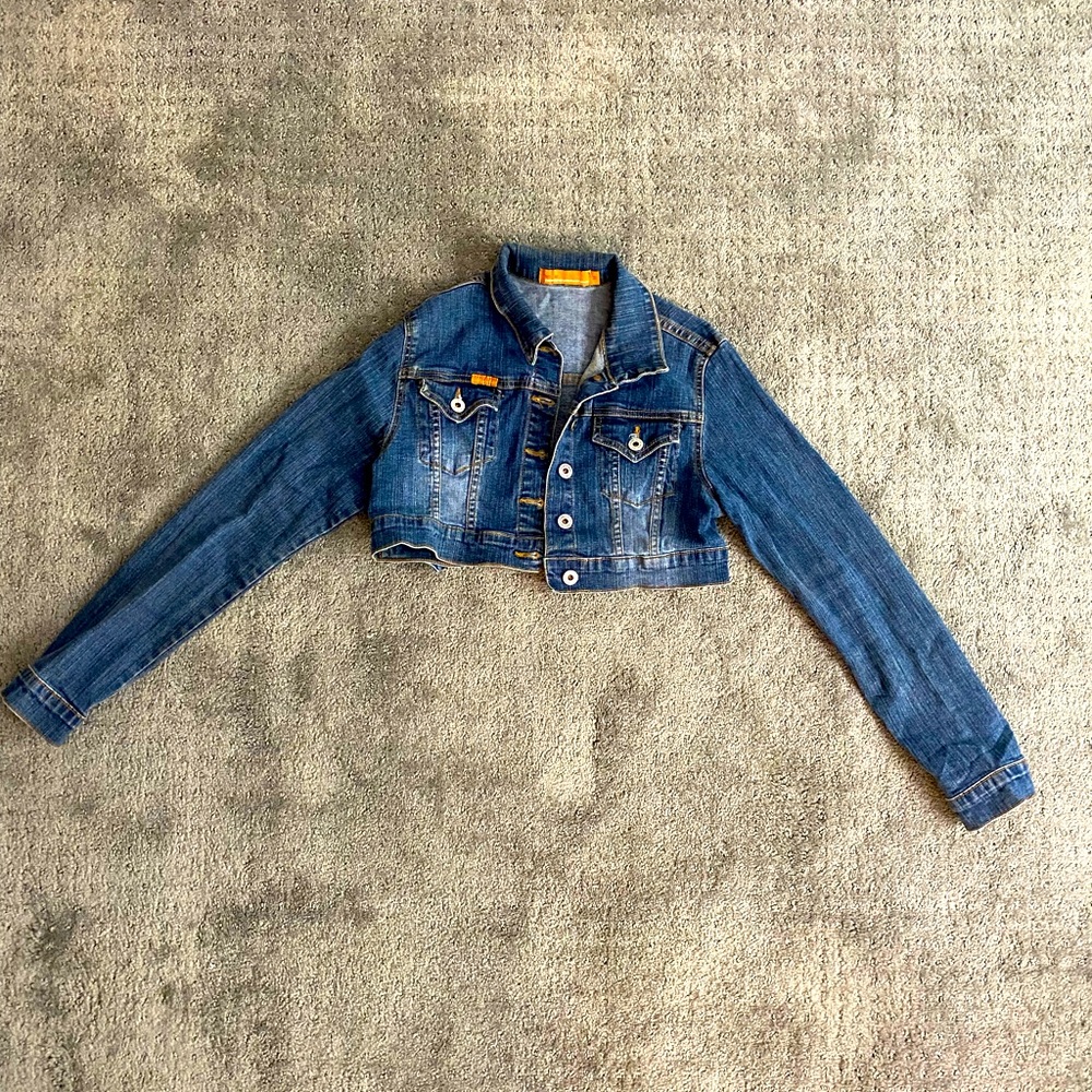 Denim crop